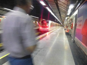 Leaving Train