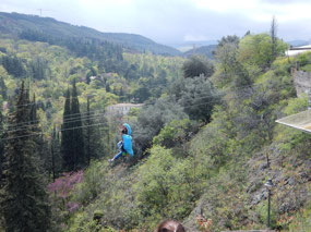 Ziplining