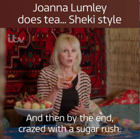 Joanna Lumley in Sheki
