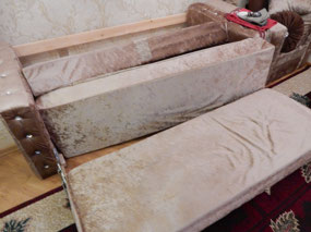 Collapsed Sofa Bed