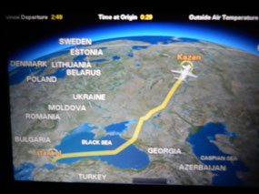 Route to Kazan