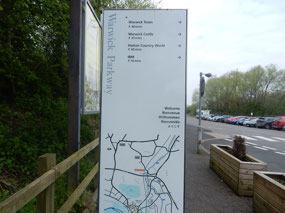 Map from Warwick Parkway