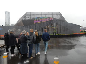 Arriving At Arena