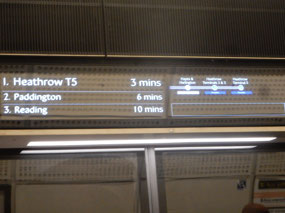Terminal 5 Train arriving