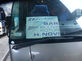 Bus to Herceg Novi