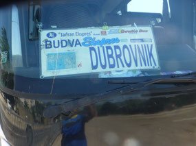 Bus to Dubrovnik