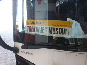 Bus to Mostar