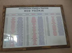 Departure Times