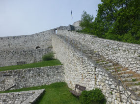 Long Gravel Staircase