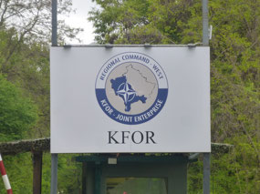 KFOR Sign