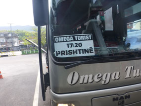 Bus to Pristina