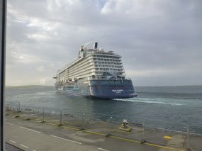 Departing