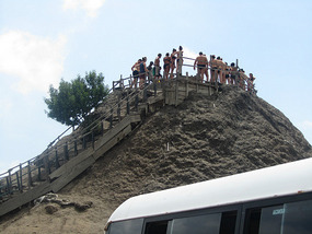 People waiting to go in