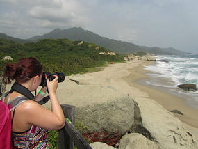 Me using the big camera