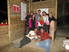 All of us posing at Tejo