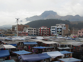 The views of Otavalo Market