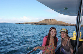 Erica and I with Chinese Hat in the backgroung