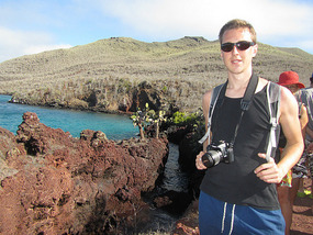 John taking in the views