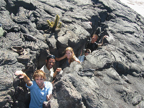 Group down the gorge