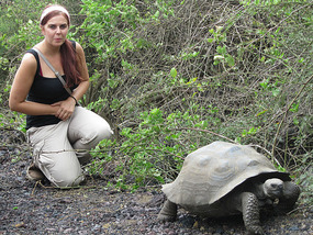 Next to a Tortiose