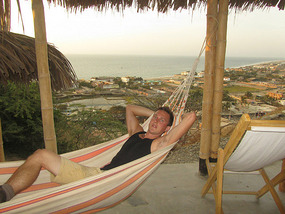 Chilling in the hammock