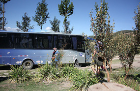 Our bus to take us to national park