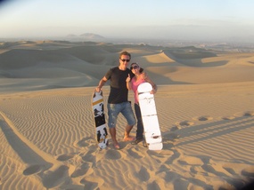 Us in the desert