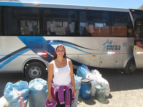 By our bus
