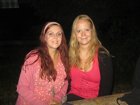 Katja and I on her last night