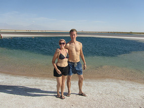 Us at Laguna Cejar