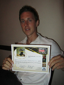 Tango dancing certificate