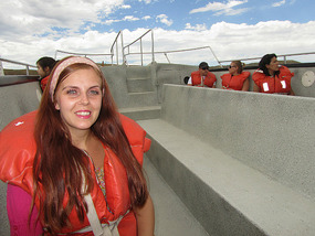 On our boat