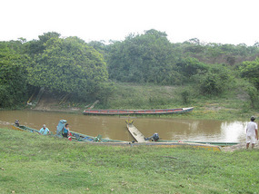 The river