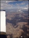 Grand Canyon through clouds