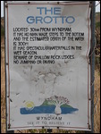 Signage on The Grotto