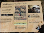 Signage at Tunnel Creek