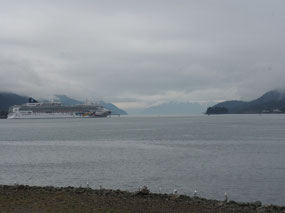 Gastineau Channel into Juneau
