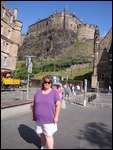 Malinda at Edinburgh Castle, Scotland