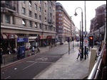 What a difference the streets look when empty