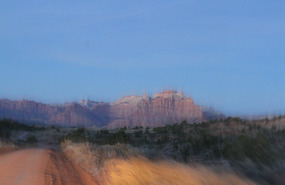 Dusk on Smithsonian Butte National Scenic Byway