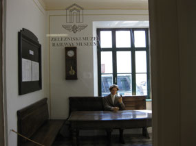 Interesting Museum Train line history in Station