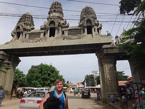 Border crossing Cambodia - Thailand