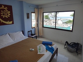 Hotel room sea view