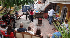 BBQ at hostel