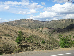 Check the road edge then it was a huge drop !!