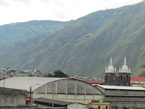 View from hostel rooftop
