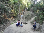 Hiking Down to the Villages