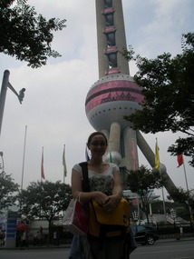 Me and the Oriental Pearl TV Tower