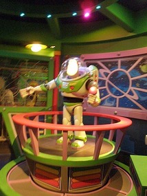 Buss Lightyear, and his amazing moving face!
