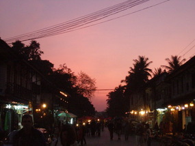 Sunset over Luang Prabang
